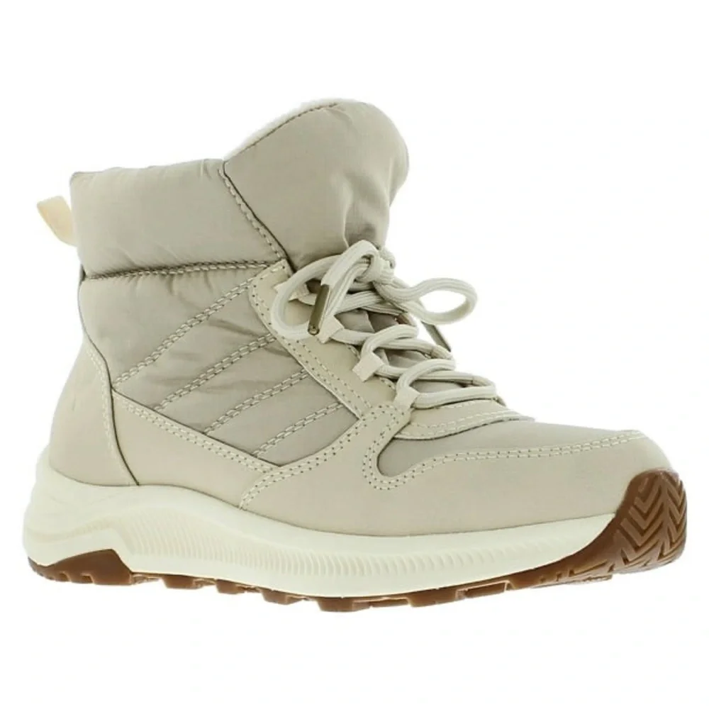 Eddie Bauer Women's Balasana Winter Boot Tan Size 7 Lace Up Lined Outdoor Snow